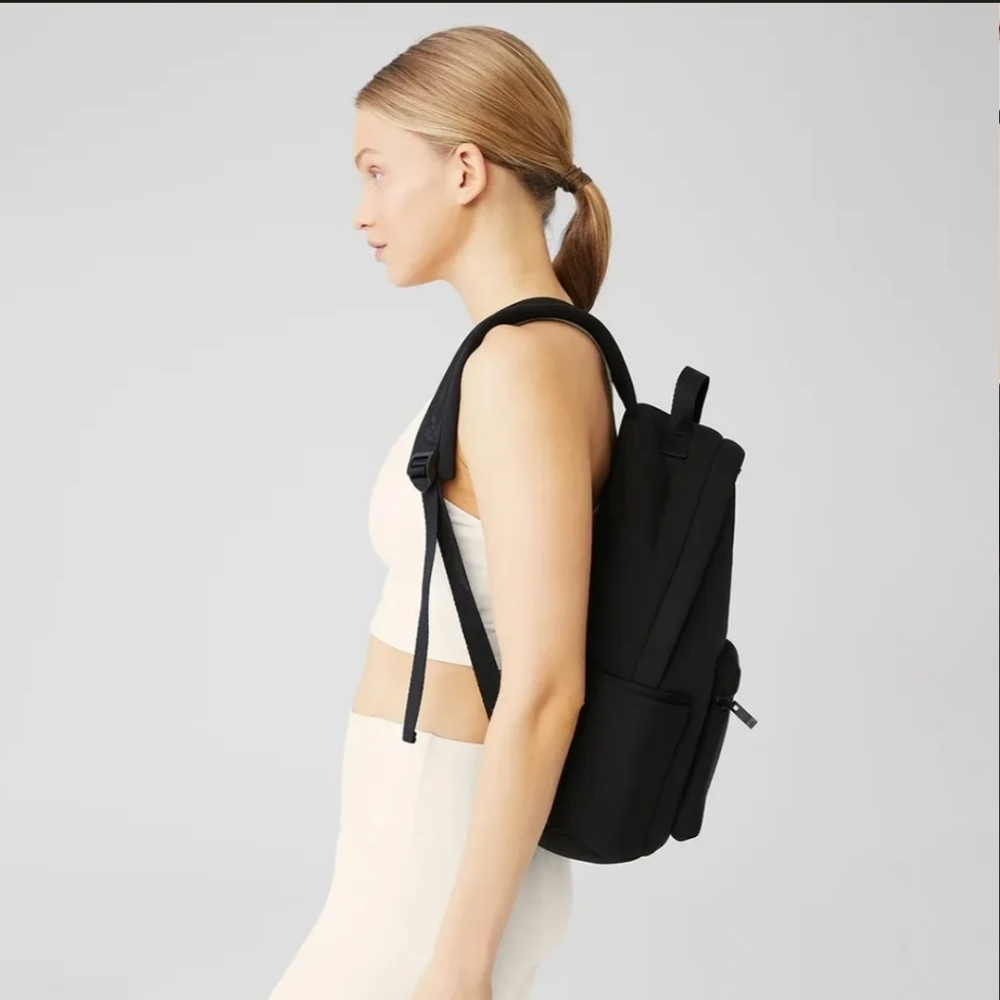 ALO Yoga Classic Black Backpack. NWT. - Picture 6 of 13